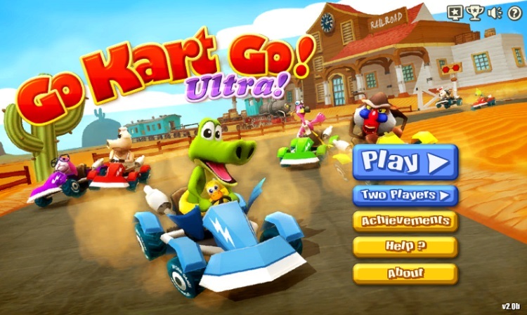 マリオカート風レースゲーム Go Kart Go Ultra ひといきゲーム 無料ブラウザゲーム フラッシュゲーム