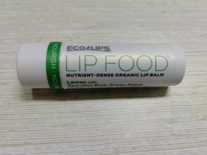 Eco Lips Inc., Lip Food, Nourish, Nutrient-Dense Organic Lip Balm, Lemon