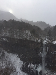 2018年末中禅寺湖と華厳の滝1