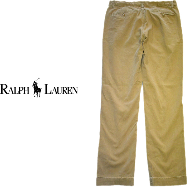 ラルフローレンPOLO Ralph Laurenチノパン画像メンズレディースコーデUsedワイドパンツ古着屋カチカチ