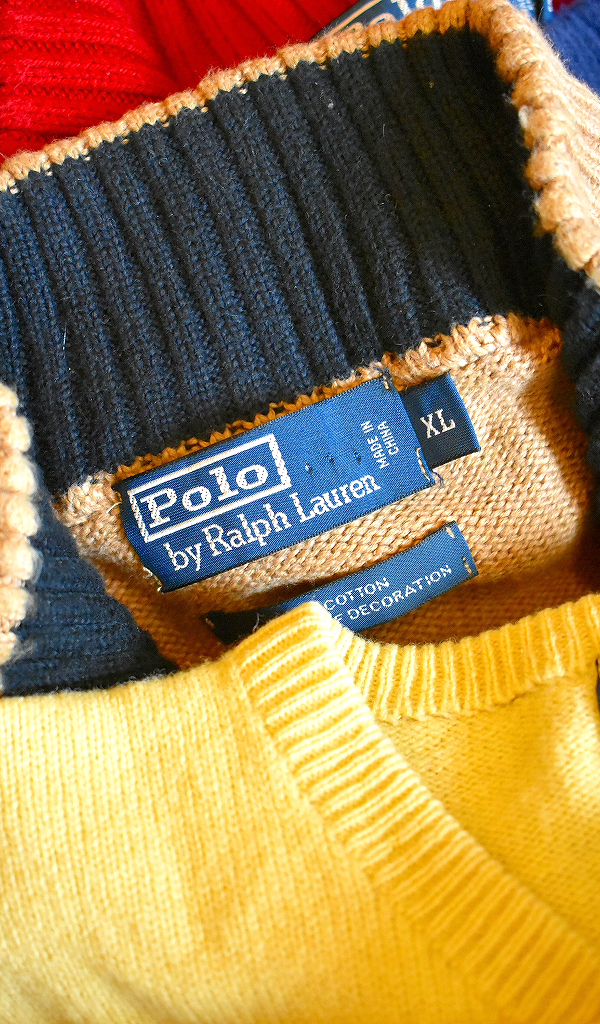 Ralph LaureラルフローレンRL50ニットセーター画像メンズレディースコーデ＠古着屋カチカチ