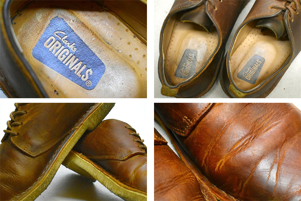 レザーシューズ革靴レザーブーツUSEDマーチンクラークス画像メンズレディースコーデ＠古着屋カチカチ