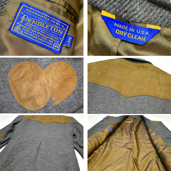 ウールツイードジャケット画像メンズレディースブレザーUsedテーラードジャケット古着屋カチカチ