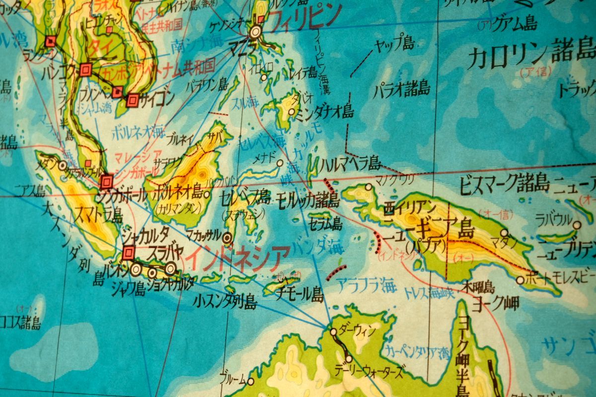 昔の地図を見て 今と違うところ 東南アジア編 ゲストハウス そらうみ日和