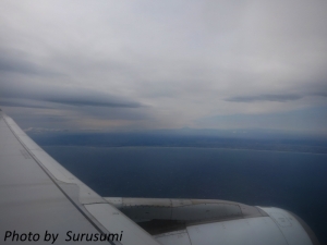 空からの富士