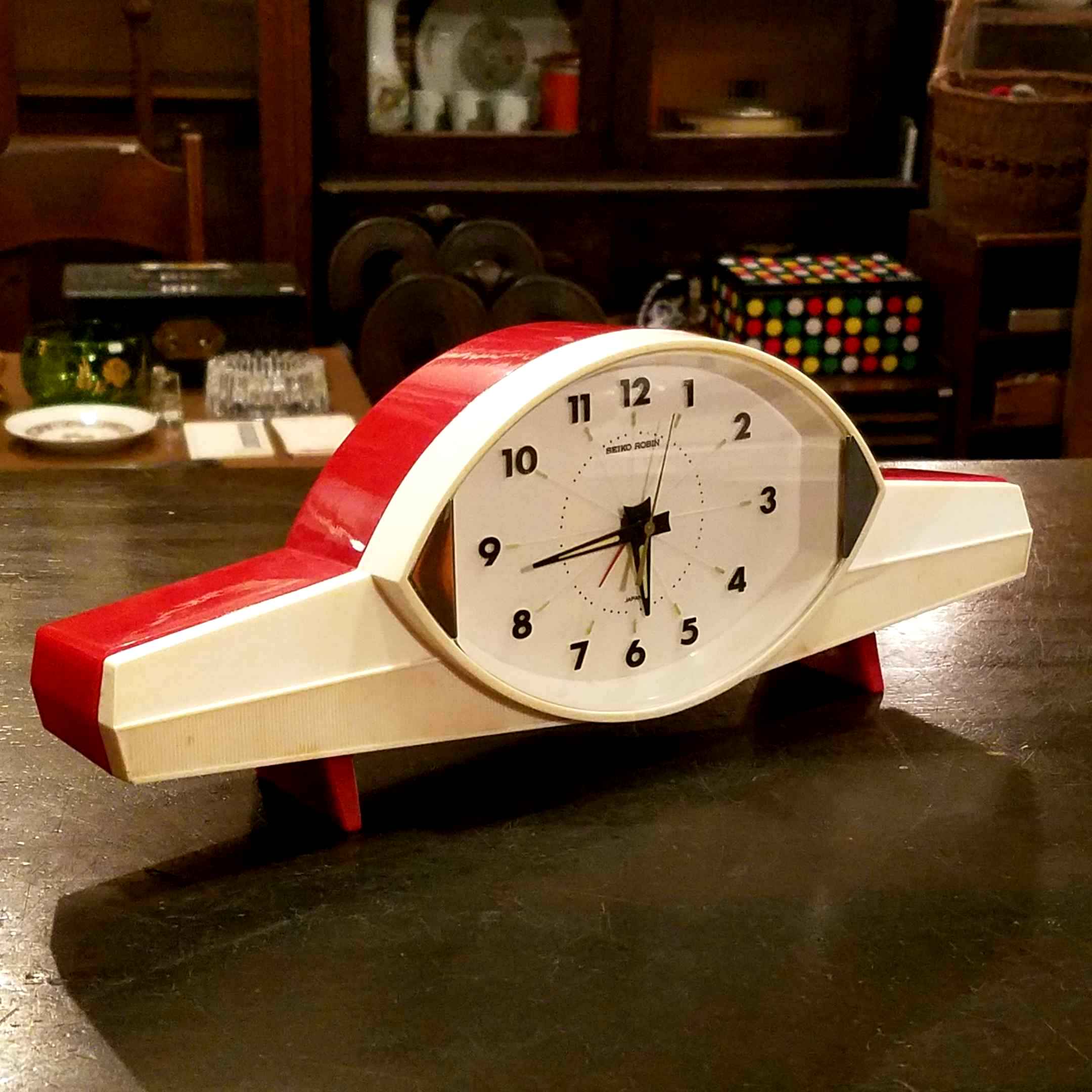 昭和レトロ＆スペースエイジな置時計セイコー・ロビン - [Sold Out