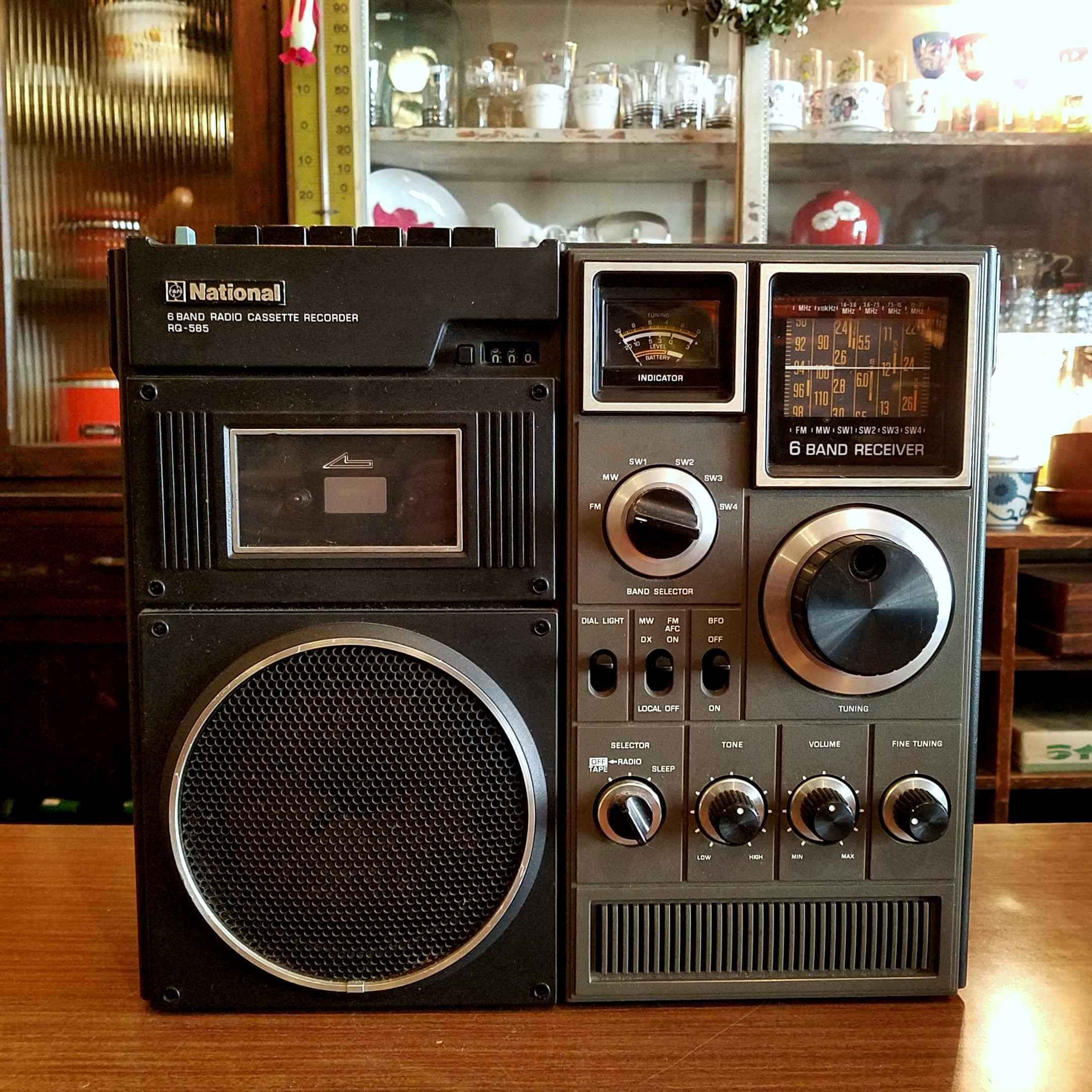 レトロラジカセ ナショナル RQ-548 National ラジオカセットレコーダー