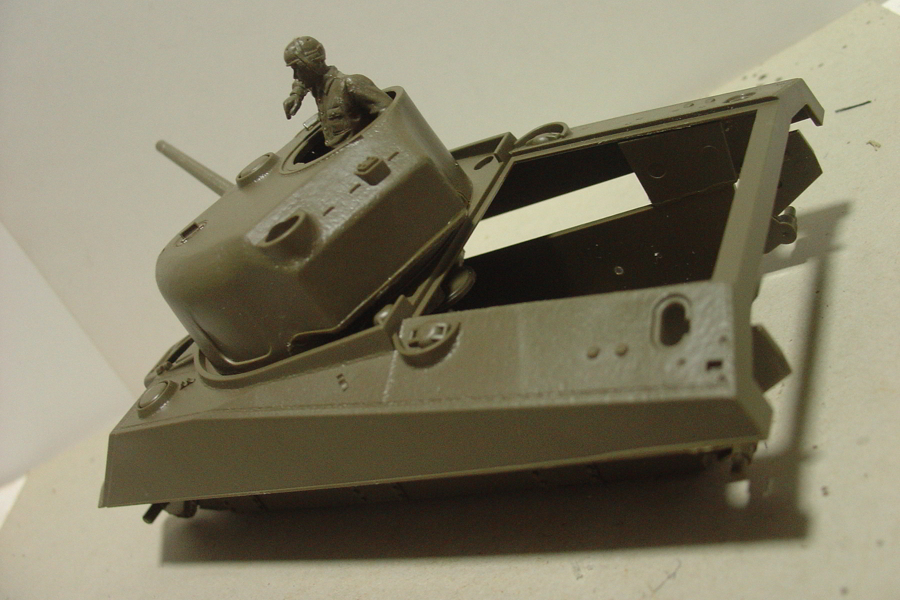 タミヤのミリタリーミニチュアシリーズ  No.190 アメリカ軍 M4シャーマン戦車初期型 その３