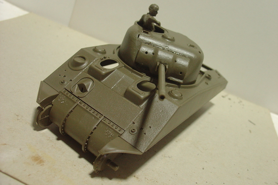 タミヤのミリタリーミニチュアシリーズ  No.190 アメリカ軍 M4シャーマン戦車初期型 その４