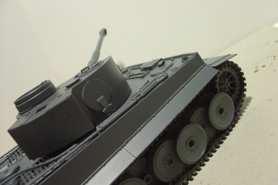 タミヤのミリタリーミニチュアシリーズ  No.216 ドイツ軍 ティーガー戦車 その５