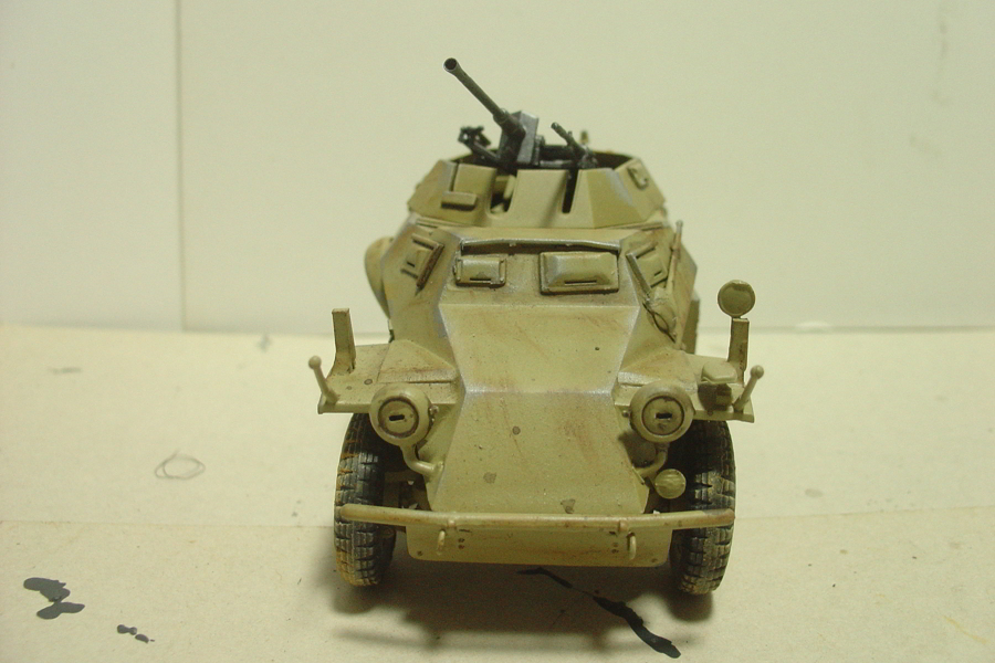 タミヤのミリタリーミニチュアシリーズ No.286 ドイツ軍 四輪装甲偵察車その１