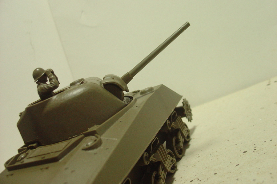 タミヤのミリタリーミニチュアシリーズ  No.190 アメリカ軍 M4シャーマン戦車初期型 その５