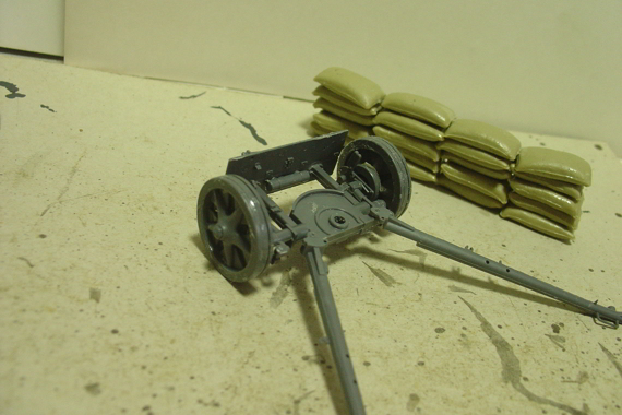 タミヤのミリタリーミニチュアシリーズ No.057 ドイツ軍 75mm対戦車砲の写真 その１