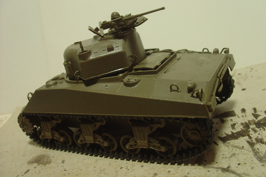タミヤのミリタリーミニチュアシリーズ  No.190 アメリカ軍 M4シャーマン戦車初期型 その２