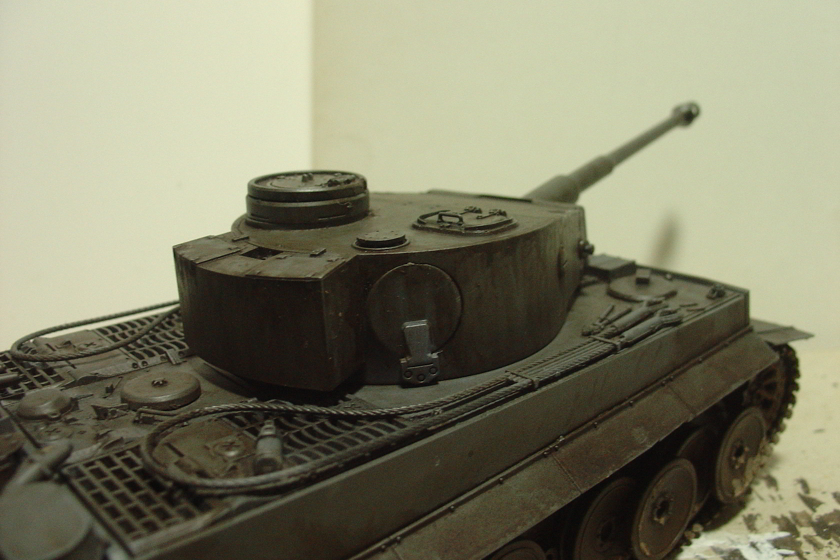 タミヤのミリタリーミニチュアシリーズ  No.216 ドイツ軍 ティーガー戦車 その６