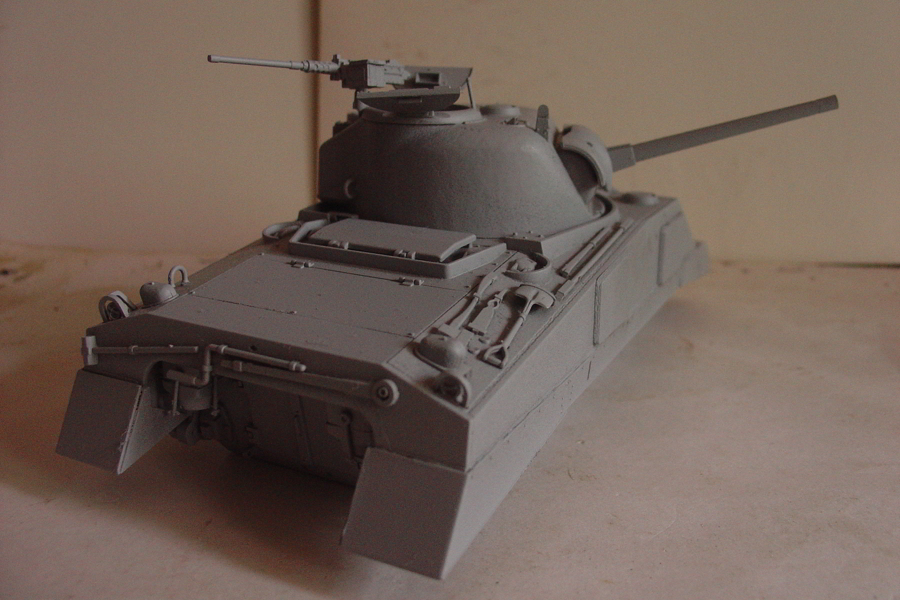 タミヤのミリタリーミニチュアシリーズ  No.190 アメリカ軍 M4シャーマン戦車初期型 その３