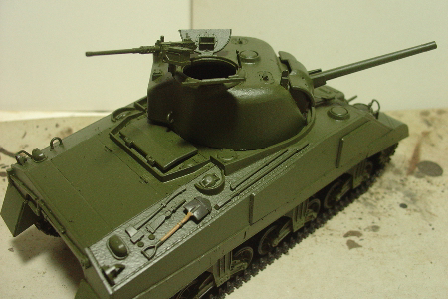 タミヤのミリタリーミニチュアシリーズ  No.190 アメリカ軍 M4シャーマン戦車初期型 その２