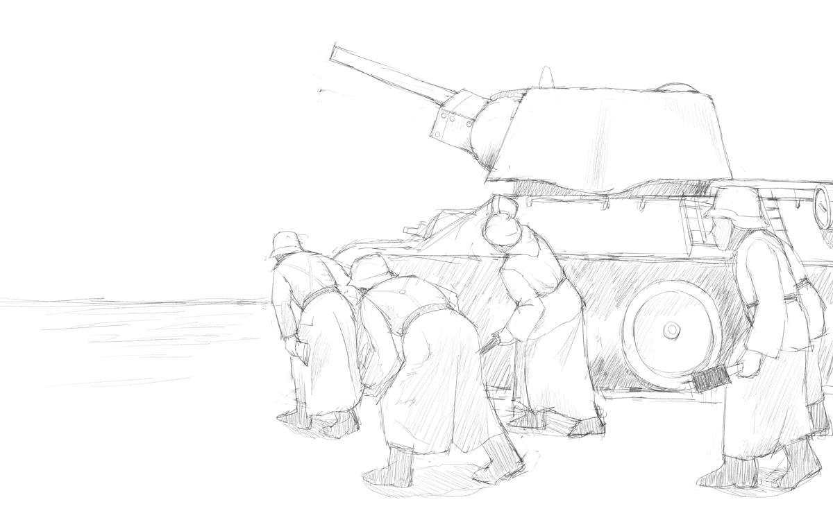 タミヤのミリタリーミニチュアシリーズ  No.256 ドイツ冬季装備歩兵 進撃セット その４