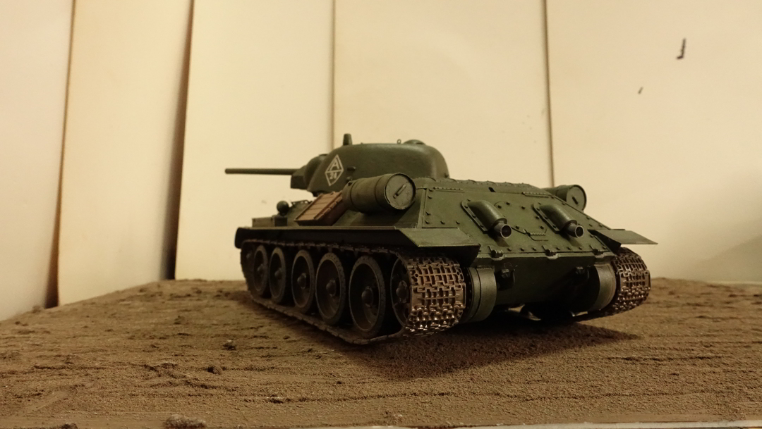 タミヤのミリタリーミニチュアシリーズ No.149 ソ連軍 Ｔー３４戦車 その４