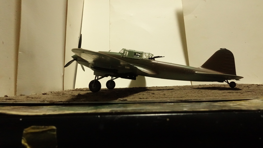 タミヤの傑作機シリーズ No.113 ソ連軍 IL-2 シュトルモビク その２