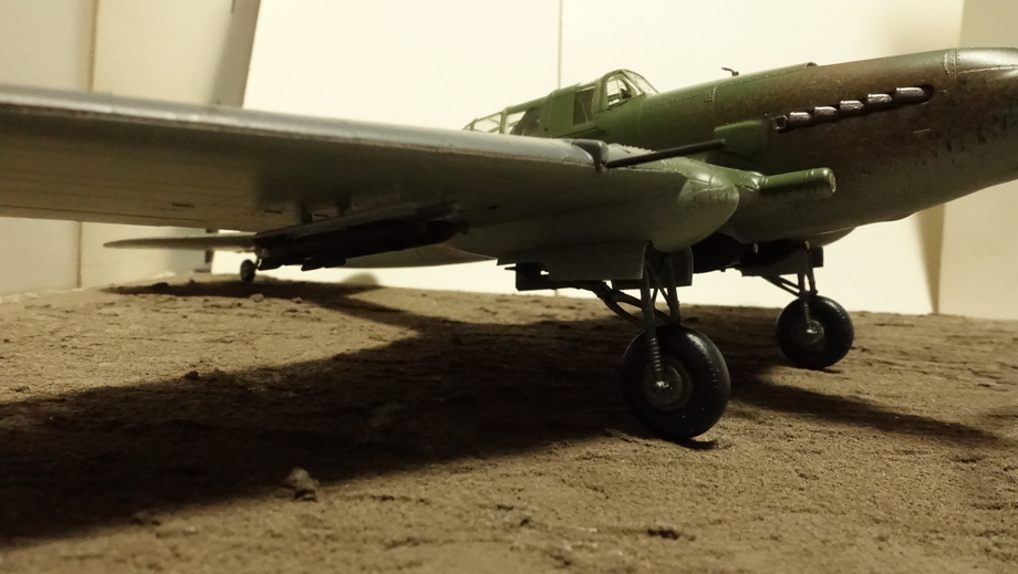 タミヤの傑作機シリーズ No.113 ソ連軍 IL-2 シュトルモビク その６