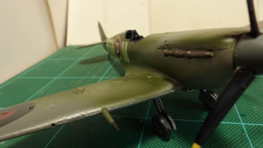 タミヤの傑作機シリーズ No.033 イギリス軍 スピットファイア Mk.Vb その４