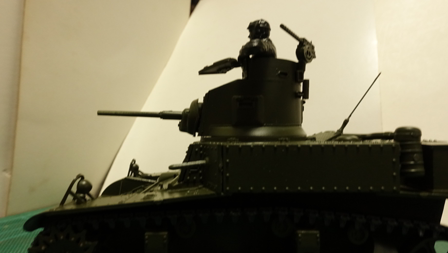 タミヤのミリタリーミニチュアシリーズ No.042 アメリカ軽戦車M3スチュアート その５