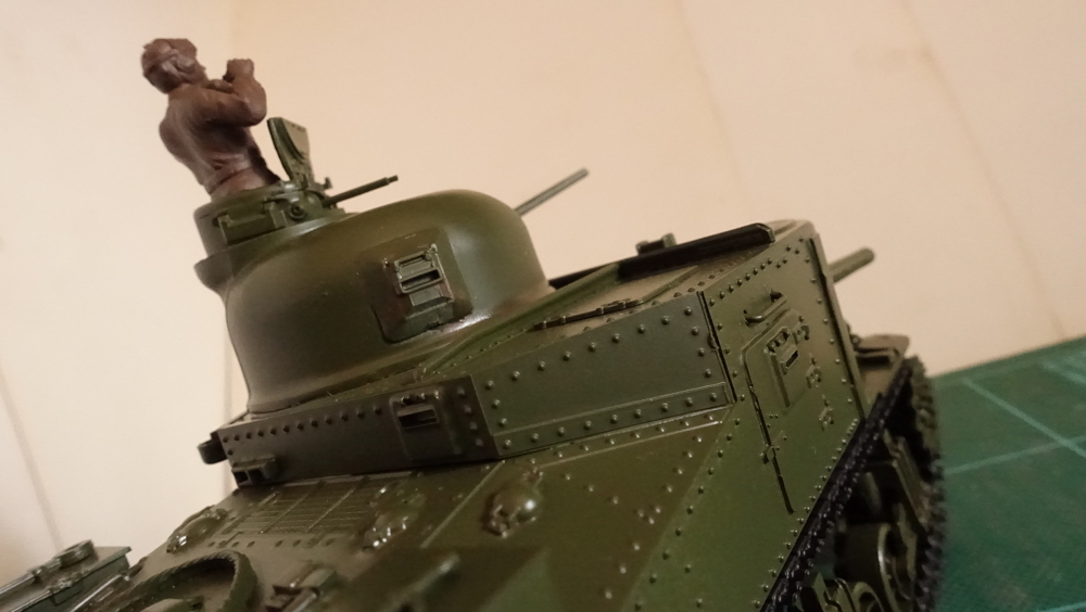 タミヤのミリタリーミニチュアシリーズ No.039 アメリカ陸軍 M3リーMkI戦車 その６