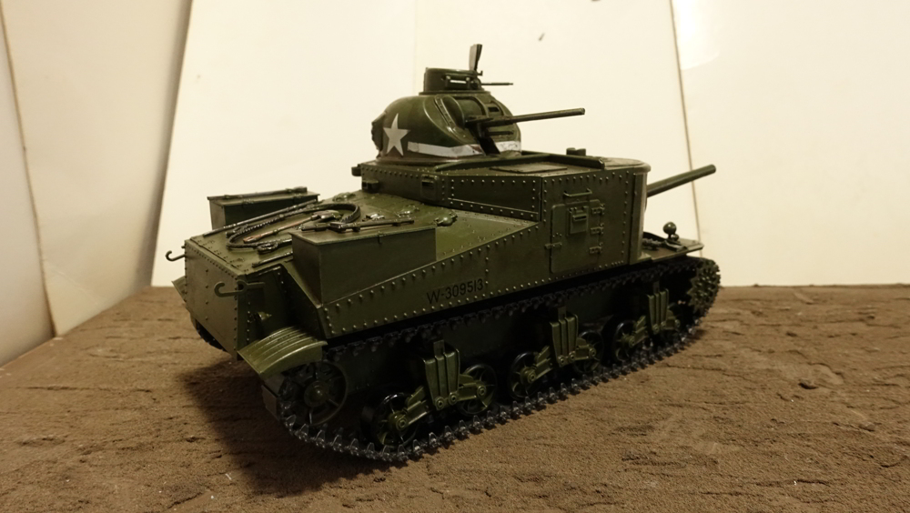 タミヤのミリタリーミニチュアシリーズ No.039 アメリカ陸軍 M3リーMkI戦車 その２