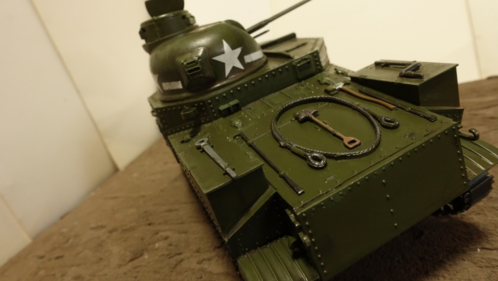 タミヤのミリタリーミニチュアシリーズ No.039 アメリカ陸軍 M3リーMkI戦車 その７