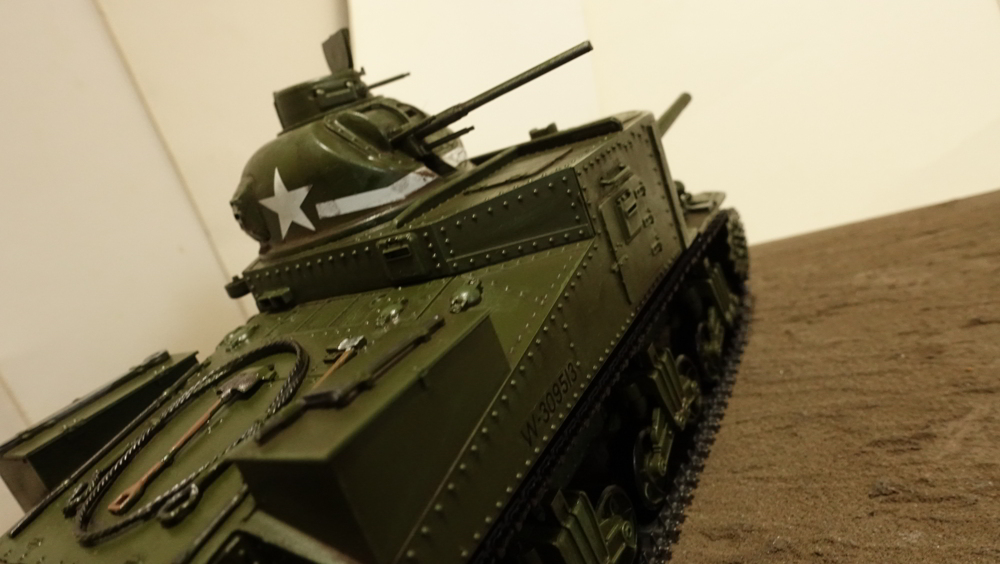 タミヤのミリタリーミニチュアシリーズ No.039 アメリカ陸軍 M3リーMkI戦車 その８