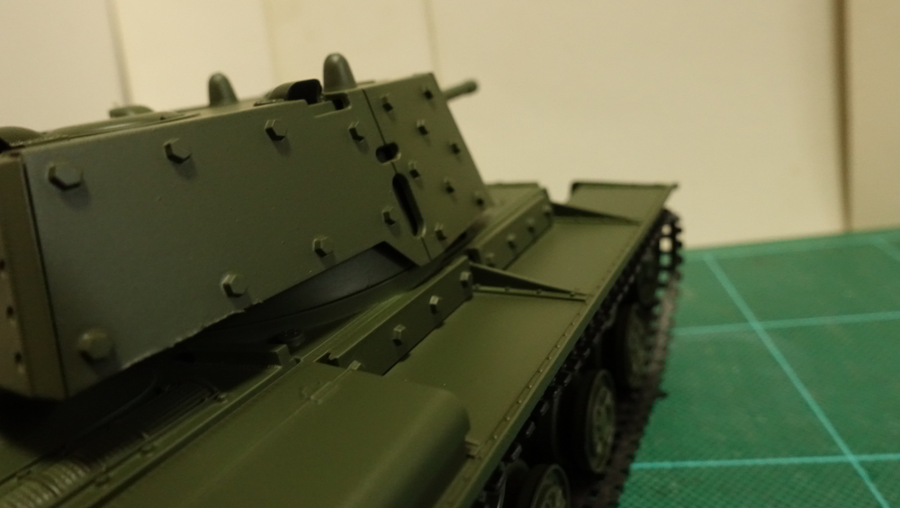 タミヤのミリタリーミニチュアシリーズ No.142 ソビエトKV-1B重戦車 その５
