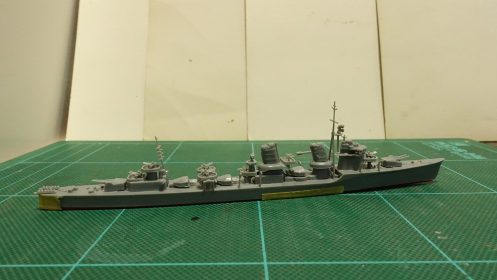 タミヤの1/700 ウォーターラインシリーズ No.408 日本海軍駆逐艦 敷波 その２