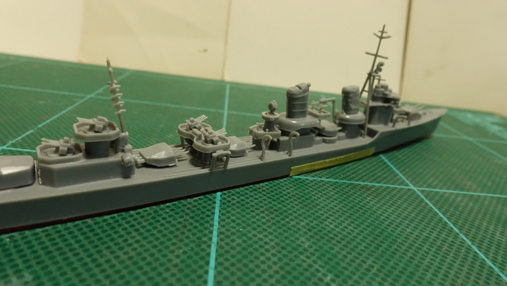 タミヤの1/700 ウォーターラインシリーズ No.408 日本海軍駆逐艦 敷波 その５