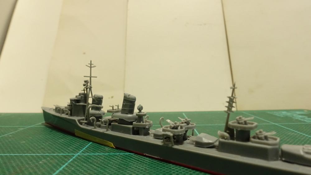 タミヤの1/700 ウォーターラインシリーズ No.408 日本海軍駆逐艦 敷波 その７