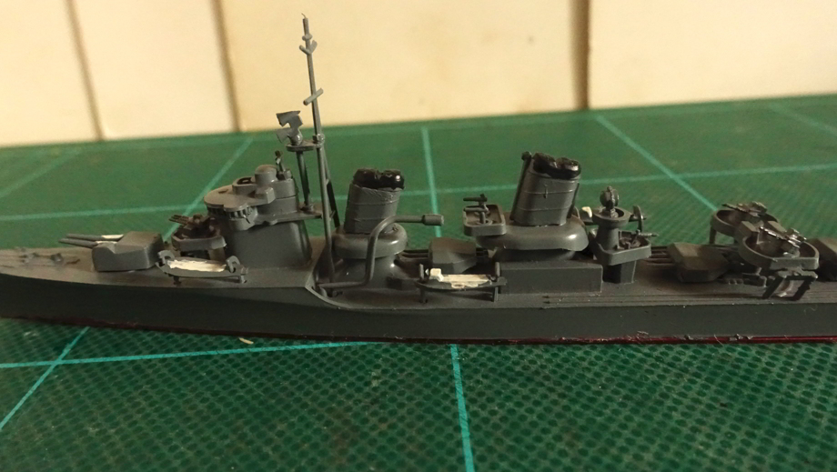 タミヤの1/700 ウォーターラインシリーズ No.408 日本海軍駆逐艦 敷波 その７