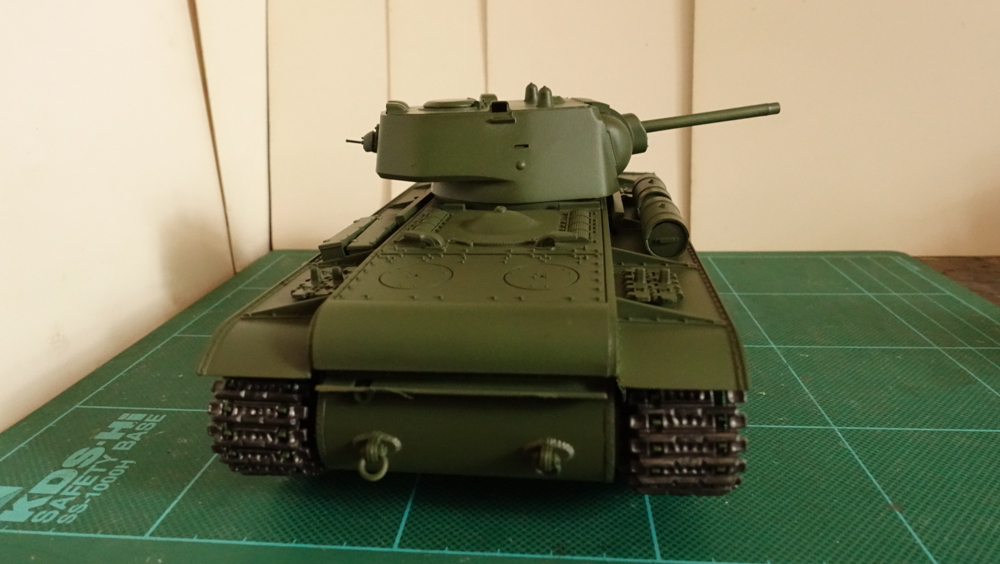 タミヤのミリタリーミニチュアシリーズ No.142 ソビエトKV-1C重戦車 その３