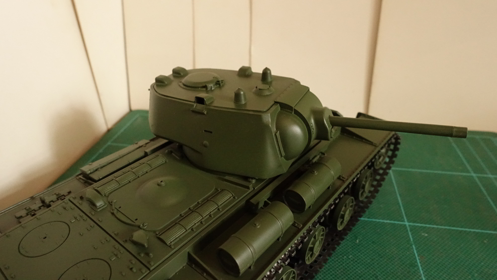 タミヤのミリタリーミニチュアシリーズ No.142 ソビエトKV-1C重戦車 その７
