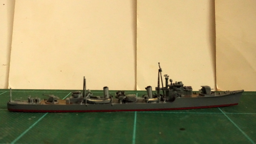 タミヤの1/700 ウォーターラインシリーズ No.408 日本海軍駆逐艦 敷波 その２