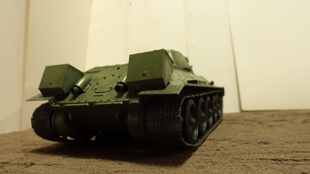 タミヤのミリタリーミニチュアシリーズ No.049 ソビエトT-34/76戦車 1942年型 その３