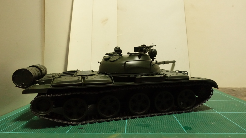 タミヤのミリタリーミニチュアシリーズ No.108 ソビエト T-62A戦車 その２