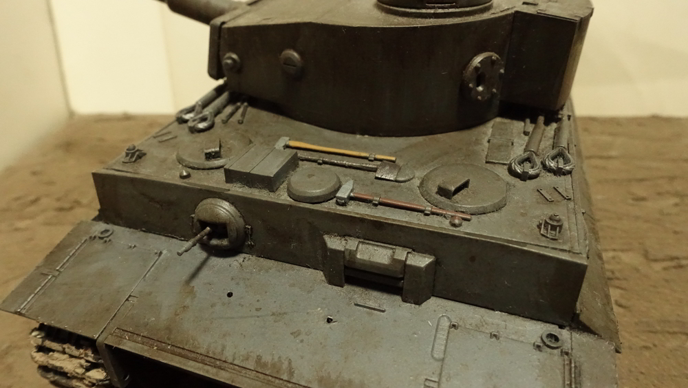 タミヤのミリタリーミニチュアシリーズ  No.216 ドイツ軍 ティーガー戦車 その１