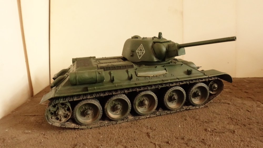 タミヤのミリタリーミニチュアシリーズ No.149 ソ連軍 Ｔー３４戦車 その２