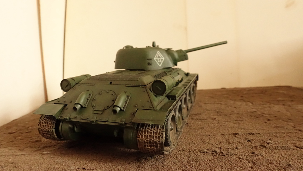 タミヤのミリタリーミニチュアシリーズ No.149 ソ連軍 Ｔー３４戦車 その３