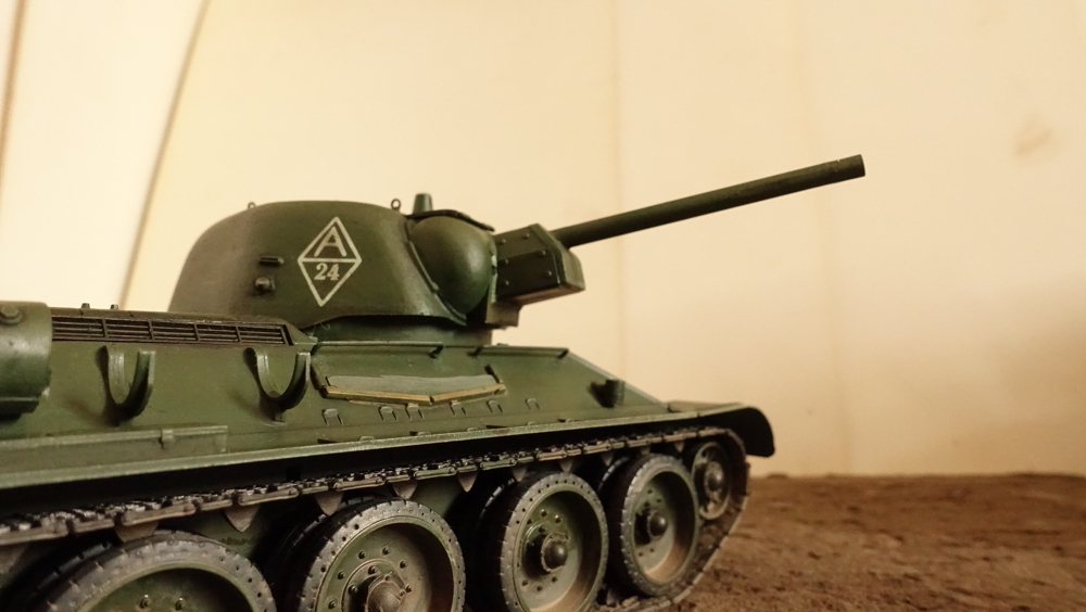 タミヤのミリタリーミニチュアシリーズ No.149 ソ連軍 Ｔー３４戦車 その４