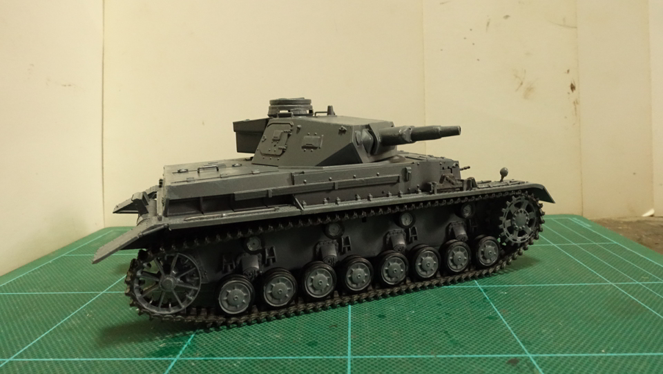 タミヤのミリタリーミニチュアシリーズ No.96 ドイツ４号戦車D型 その２