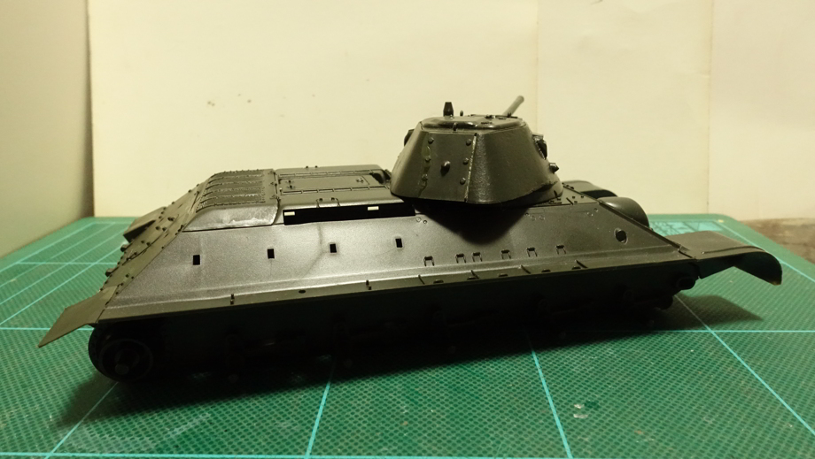 タミヤのミリタリーミニチュアシリーズ No.049 ソビエトT-34/76戦車 1942年型 その５