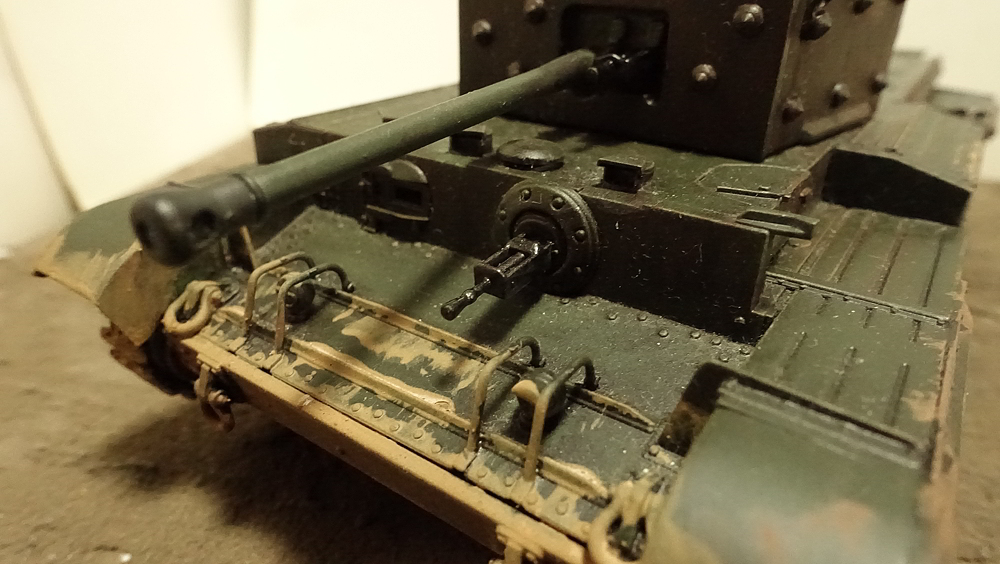 タミヤのミリタリーミニチュアシリーズ No.221 イギリス軍 クロムウェル戦車の写真 その４
