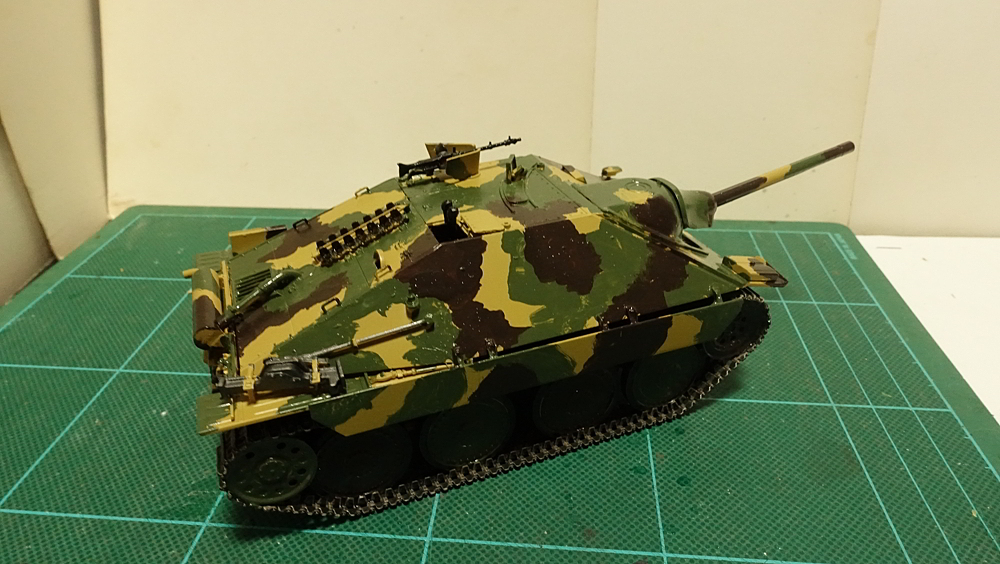 タミヤのミリタリーミニチュアシリーズ No.285 ドイツ駆逐戦車 ヘッツアー 中期生産型 その１