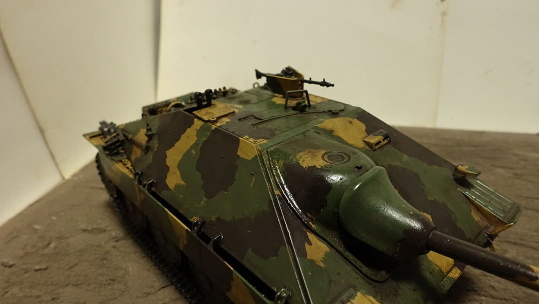 タミヤのミリタリーミニチュアシリーズ No.285 ドイツ駆逐戦車 ヘッツアー 中期生産型 その３